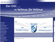 Tablet Screenshot of osc-vellmar.de